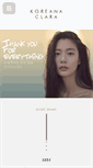 Mobile Screenshot of koreanaclara.com